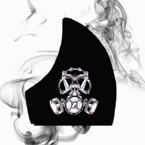 18.Μάσκα βαμβακερή-πολλαπλών χρήσεων-Σχέδιο "Gas Mask". - βαμβάκι, unisex, πλενόμενο, δερματολογικά ελεγμένη, μάσκες προσώπου - 4