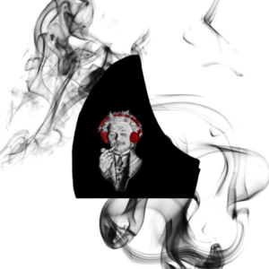 22.Μάσκα βαμβακερή-πολλαπλών χρήσεων-Σχέδιο "Einstein". - βαμβάκι, πλενόμενο, πολλαπλών χρήσεων, μάσκες προσώπου - 4
