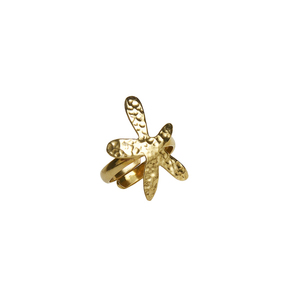 Χειροποίητο ρυθμιζόμενο δαχτυλίδι σεβαλιέ σε σχήμα λουλουδιού - chevalier, ορείχαλκος, λουλούδι, boho, λουλουδάτο, αυξομειούμενα