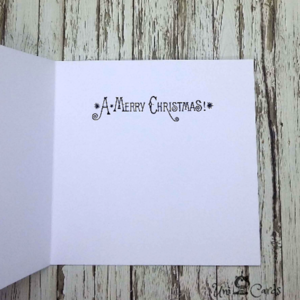 Ευχετήρια Κάρτα Χριστουγέννων - Χριστουγεννιάτικο τοπίο - κάρτα ευχών, χριστουγεννιάτικα δώρα, ευχετήριες κάρτες - 4