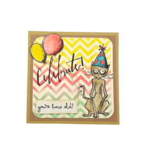 Ευχετήρια κάρτα γενεθλίων - "How old?" - γάτα, πάρτυ, γενέθλια, γατούλα, κάρτα ευχών