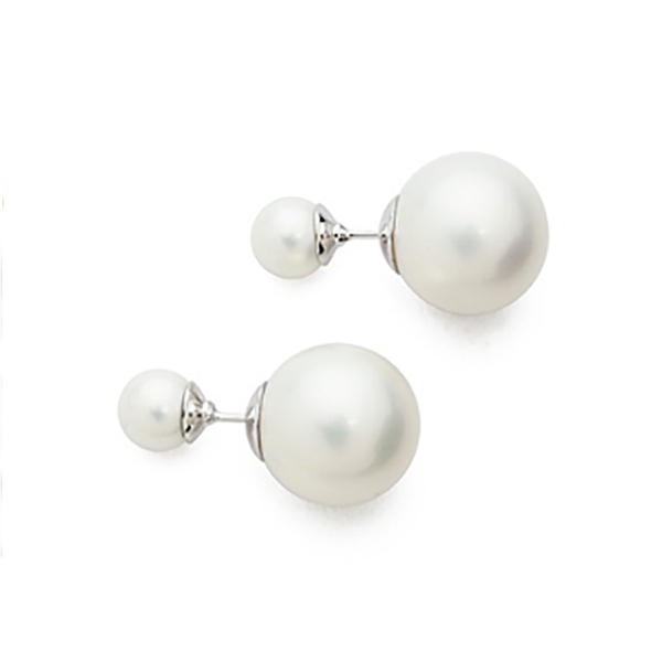 Σκουλαρίκια από Ασήμι 925 με Πέρλες Lady Pearls - ασήμι, δώρο, καρφωτά, πέρλες, νυφικά