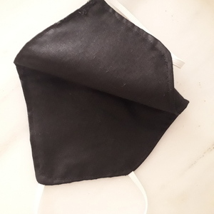 Μάσκα προστασίας σε Μαύρο χρώμα - βαμβάκι, μάσκες προσώπου - 3