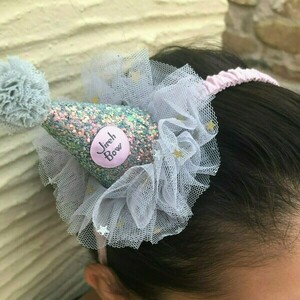 Παιδικές Στέκες "Fairy Hat"σε 2 χρώματα - γενέθλια, δώρα γενεθλίων, στέκες μαλλιών παιδικές, αξεσουάρ μαλλιών, στέκες - 2