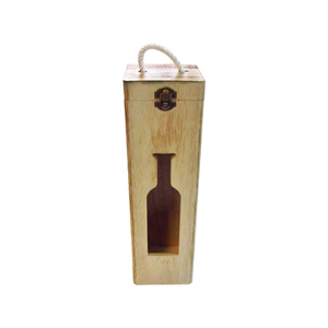 Ξύλινο κουτί για ένα μπουκάλι κρασί με την φίρμα σας ή το μήνυμα σας. - ξύλο, κουτί, οργάνωση & αποθήκευση, διακοσμητικά μπουκάλια - 3