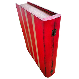 Ξύλινο κουτί-βιβλίο (25*19*5cm) - ξύλο, ντεκουπάζ, οργάνωση & αποθήκευση, κουτιά αποθήκευσης - 2