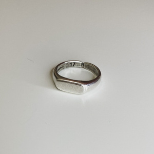 Δαχτυλίδι Signet - ορείχαλκος, επάργυρα, μικρά, αυξομειούμενα