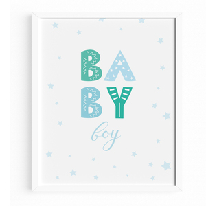 "Μωρό Αγοράκι" Ξύλινο Παιδικό Kαδράκι Νεογέννητο Αγόρι|Διακόσμηση παιδικού δωματίου - πίνακες & κάδρα, αγόρι, δώρα για βάπτιση, δώρο γέννησης, παιδικά κάδρα