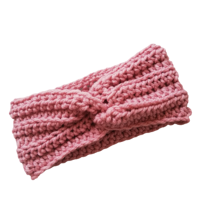 Πλεκτή Κορδέλα Μαλλιων Γυναικεία Ροζ! - headbands - 2