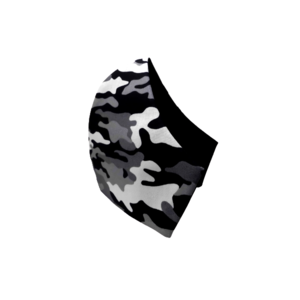 65. Μάσκα 2πλής όψεως-βαμβακερή-πολλαπλών χρήσεων-Σχέδιο "Army-Grey". - βαμβάκι, unisex, δερματολογικά ελεγμένη, μάσκες προσώπου - 2