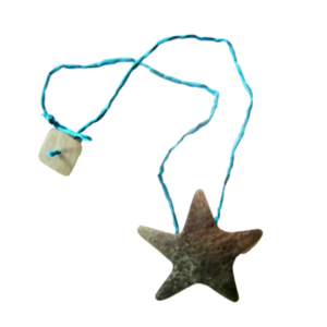 Ασσημένιο χειροποίητο μενταγιόν "αστέρι" - ασήμι, ασήμι 925, κοντά, δώρα για δασκάλες, μενταγιόν