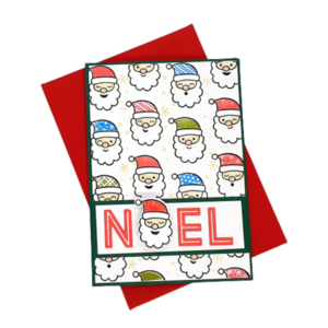 Χριστουγεννιάτικη κάρτα - Cute Santa - χριστουγεννιάτικο, κάρτα ευχών, άγιος βασίλης, ευχετήριες κάρτες
