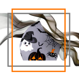 85.Σετ 3 Μάσκες Halloween-πολλαπλών χρήσεων-Σχέδια Νο 51-Νο50-Νο50. - βαμβάκι, halloween, unisex, μάσκες προσώπου - 2