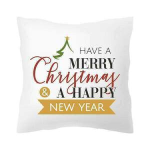 Μαξιλαρακι με χριστουγεννιάτικο μήνυμα - λευκά είδη, χριστουγεννιάτικα δώρα, μαξιλάρια