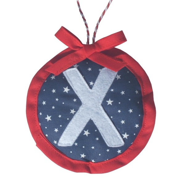 Χριστουγεννιάτικο στολίδι με μονόγραμμα - μπλε αστεράκι - όνομα - μονόγραμμα, δώρα για παιδιά, στολίδια, προσωποποιημένα