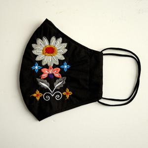 Μασκα Προστασίας Πλενόμενη Boho Style (Black) - γυναικεία, ανδρικά, μάσκες προσώπου