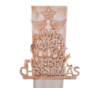 Χειροποίητο ξύλινο χριστουγεννιάτικο δέντρο σε ύψος 80 εκ. - ξύλο, διακοσμητικά, ξύλινα διακοσμητικά, δέντρο - 2