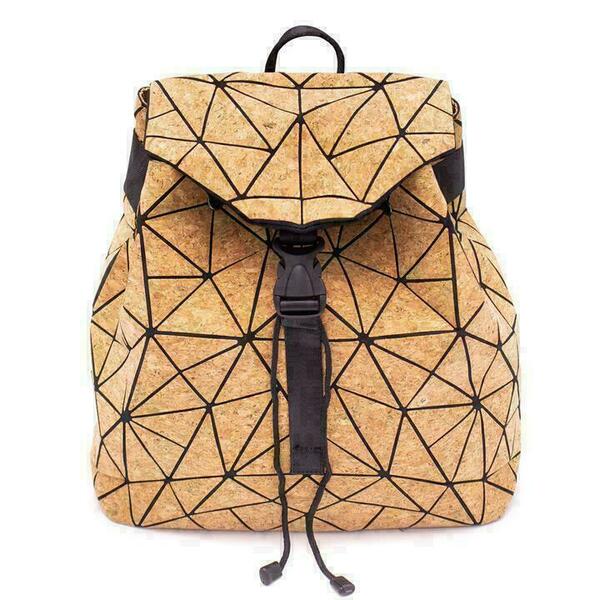 Geometric Backpack - πλάτης, μεγάλες, οικολογικό, φελλός
