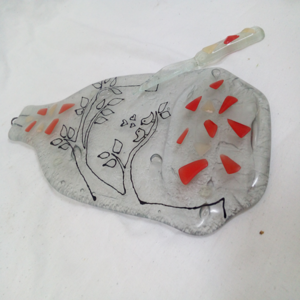 Δίσκος σερβιρίσματος από ανακυκλωμένο μπουκάλι, με δώρο μαχαιράκι - είδη σερβιρίσματος - 4