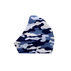 97.Μάσκα βαμβακερή-πολλαπλών χρήσεων-Σχέδιο "Army-Blue". - βαμβάκι, unisex, δερματολογικά ελεγμένη, μάσκες προσώπου