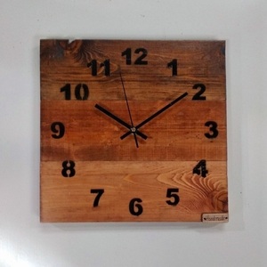 Ξύλινο Ρολόι τοίχου ¨Choice no 6"-διαστασεις 29χ29χ2 εκ. - ξύλο, ρολόι, διακόσμηση, τοίχου, πρωτότυπα δώρα