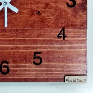 Ξύλινο Ρολόι τοίχου ¨Choice no 7"-διαστασεις 29χ29χ2 εκ. - ξύλο, ρολόι, διακόσμηση, τοίχου, πρωτότυπα δώρα - 2