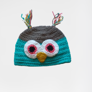 Πλεκτός σκούφος κουκουβά - δώρο, crochet, πρώτα Χριστούγεννα, για παιδιά, σκουφάκια