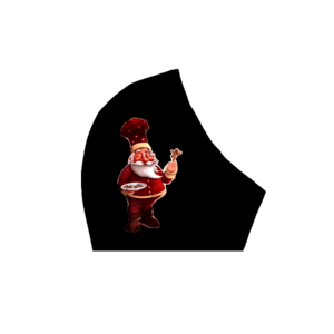 115.Μάσκα χριστουγεννιάτικη-βαμβακερή πολλαπλών χρήσεων-Σχέδιο "Santa 10". - βαμβάκι, merry christmas, χριστουγεννιάτικα δώρα, μάσκες προσώπου - 2