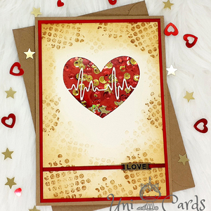 Κάρτα Αγίου Βαλεντίνου (shaker) - Heartbeat - καρδιά, αγ. βαλεντίνου, ευχετήριες κάρτες - 2
