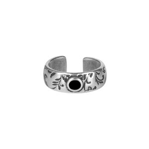 Δαχτυλίδι Επάργυρο "Byzantine Silver" - ορείχαλκος, επάργυρα, μικρά, boho, αυξομειούμενα - 3
