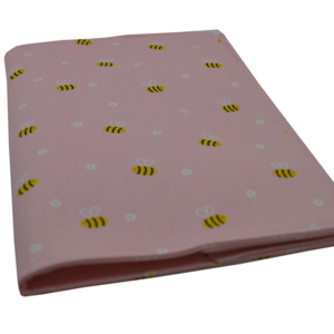 Θήκη βιβλιαρίου υγείας ροζ με μελισσούλες - θήκες βιβλιαρίου - 3