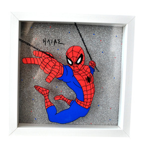 Spiderman Φωτιστικό Καδράκι - πίνακες & κάδρα, αγόρι, προσωποποιημένα, παιδικά κάδρα