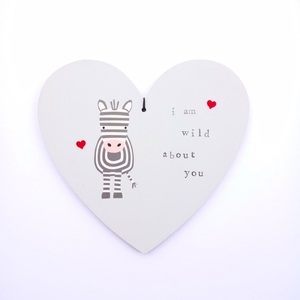 Ξύλινη Καρδιά Κρεμαστή Κάδρο με μήνυμα ξύλο 22x24 εκ - ξύλο, καρδιά, αγάπη, κρεμαστά, διακοσμητικά - 3