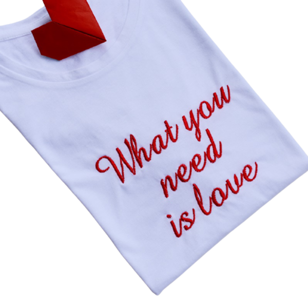 Valentine T-shirt - ύφασμα, κεντητά, αξεσουάρ, αγ. βαλεντίνου, δώρα για γυναίκες