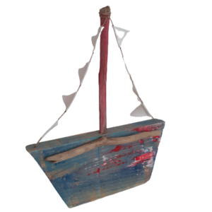 Καράβι θαλασσόξυλα - ύφασμα, ξύλο, καράβι, διακοσμητικά - 2
