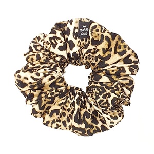 Scrunchie λαστιχάκι μαλλιών #leopard2 - κοκκαλάκι, γυναικεία, λαστιχάκι, για τα μαλλιά, λαστιχάκια μαλλιών