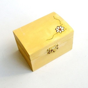 Ξύλινο κουτί και βότσαλο, ζωγραφισμένα, με θετικό μήνυμα. - ζωγραφισμένα στο χέρι, πέτρα, σετ δώρου - 2
