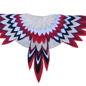Halloween Τρυποκάρυδος κάπα φτερών διαμέτρου 90cm - φτερό, τσόχα