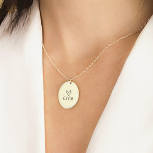 Κολιέ Love Life Ασήμι 925 - charms, ιδιαίτερο, δώρα γενεθλίων, δώρα για γυναίκες - 4