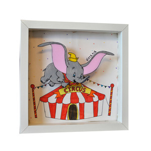 Dumbo Φωτιστικό Καδράκι - πίνακες & κάδρα, κορίτσι, αγόρι, παιδικά κάδρα