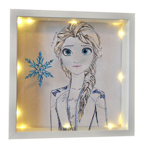 Elsa Φωτιστικό Καδράκι - πίνακες & κάδρα, κορίτσι, προσωποποιημένα, παιδικά κάδρα