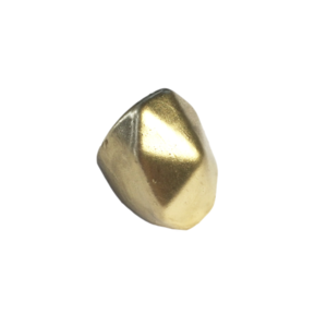 Δαχτυλίδι από ρητίνη βαμμένο χρυσό - σταθερά, μεγάλα