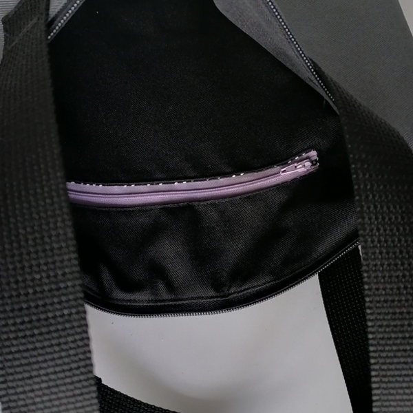 2ways bag Τσάντα ώμου & πλάτης Ανθρακί - ύφασμα, ώμου, πλάτης, μεγάλες, all day, tote, φθηνά, φθηνές - 4