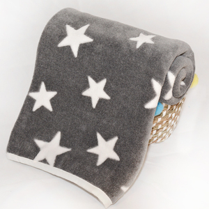 Βρεφική κουβέρτα γουνάκι "Bright Stars" - κορίτσι, αγόρι, κουβέρτες - 2
