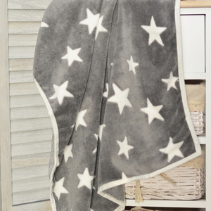 Βρεφική κουβέρτα γουνάκι "Bright Stars" - κορίτσι, αγόρι, κουβέρτες - 3
