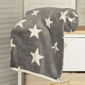 Βρεφική κουβέρτα γουνάκι "Bright Stars" - κορίτσι, αγόρι, κουβέρτες - 4