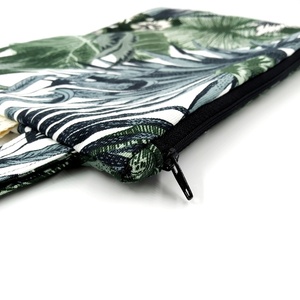 Pouch Palm tree medium 27.5x22cm - ύφασμα, all day, καλλυντικών, ταξιδίου, μικρές - 5