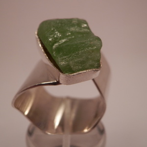Ασημενιο δακτυλιδι με φυσικη πετρα - ημιπολύτιμες πέτρες, ασήμι 925, σταθερά, μεγάλα - 3