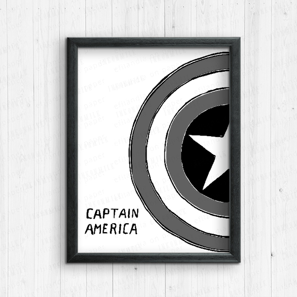 Captain America - Ψηφιακές εκτυπώσεις - εκτύπωση, αφίσες