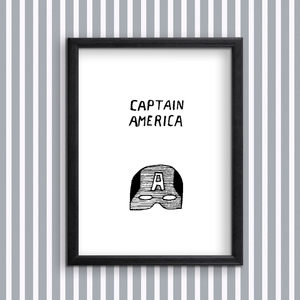 Captain America - Ψηφιακή εκτύπωση - αφίσες - 2